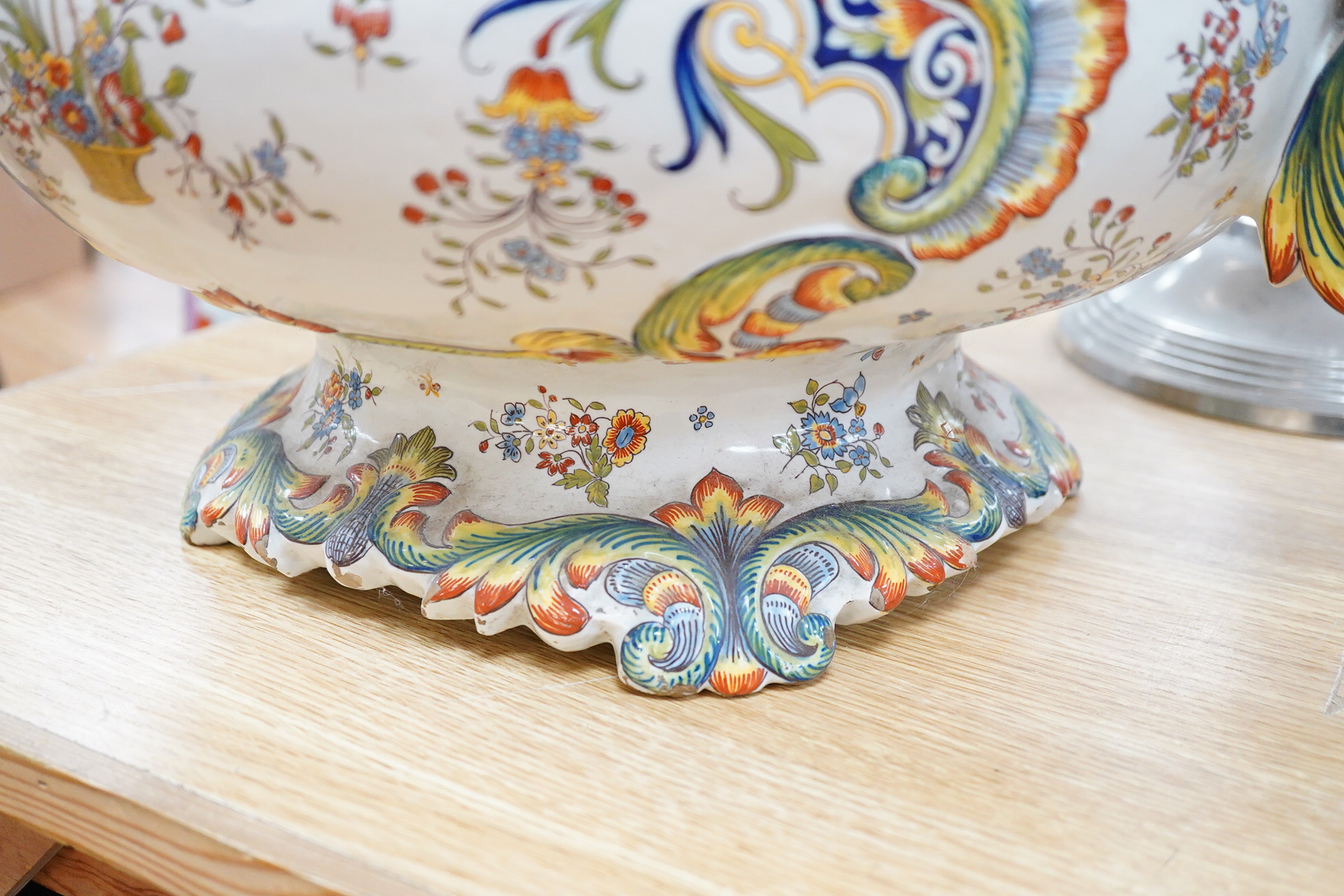 A collection of mostly Victorian ceramic and later glass and metal jelly moulds